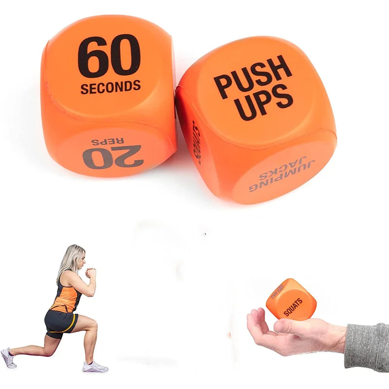 Beginners Home Gym Exercise Dice