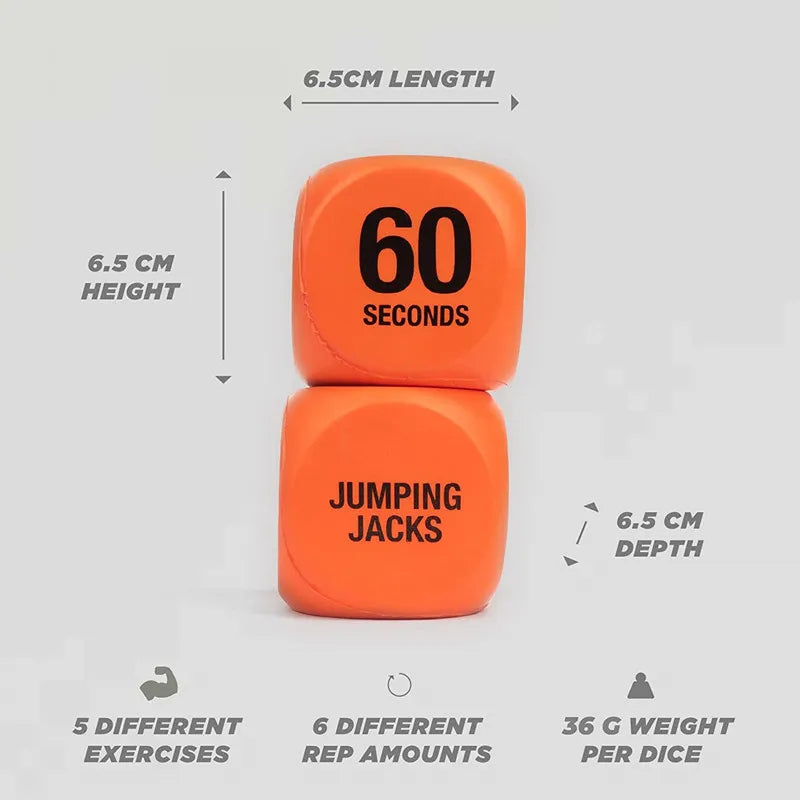 Beginners Home Gym Exercise Dice